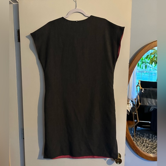 Betabrand Reversible Travel Tunic - Medium - Gray or Pink - Picture 2 of 5